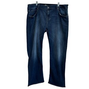 7 For All Mankind Men 40 x 33 Brett Bootcut Dark Wash Men's Jeans